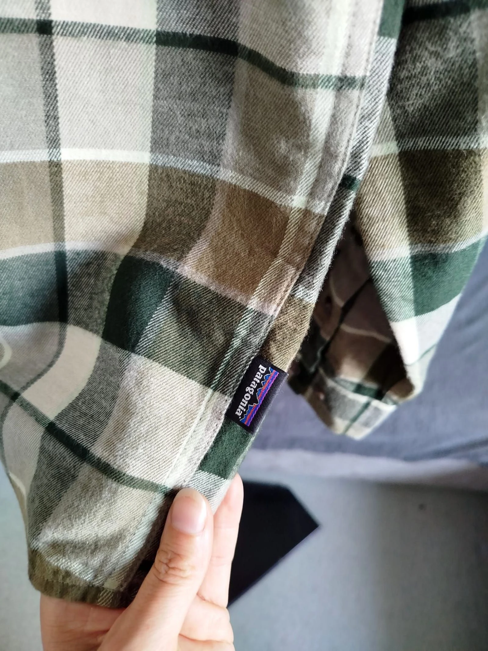 Patagonia heren langarm lichtgewicht fjord flanellen shirt M – photo 5